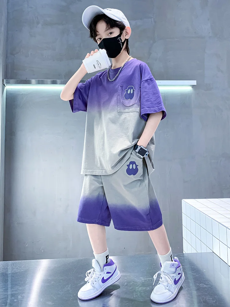 boys-summer-outfit-2026-new-style-pure-cotton-short-sleeve-t-shirt-shorts-sporty-cool-boys-clothing-set-breathable-thin-material