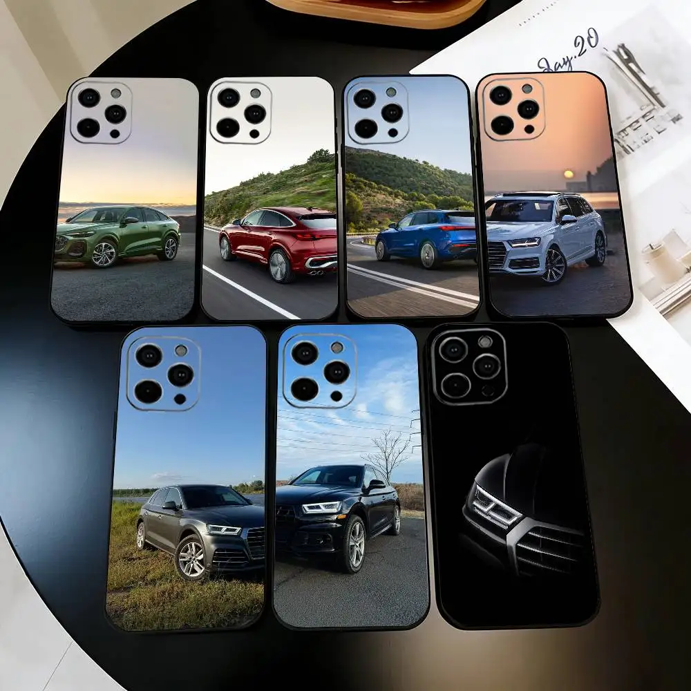

COOL Q5 series car-ES Phone Case For iPhone 17,16,15,14,13,12,11 Plus,Pro Max,XS,Soft Silicone Black Cover