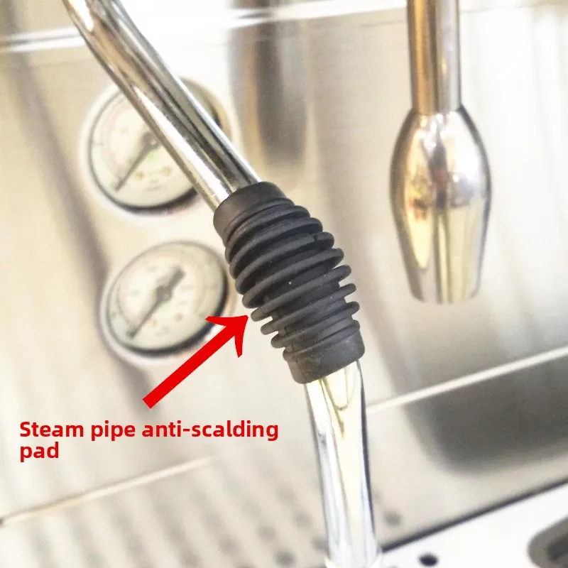 2Pcs For RANCILIOs coffee machine steam rod anti-scalding rubber sleeve steam pipe anti-scalding pad thread anti-scalding sleeve