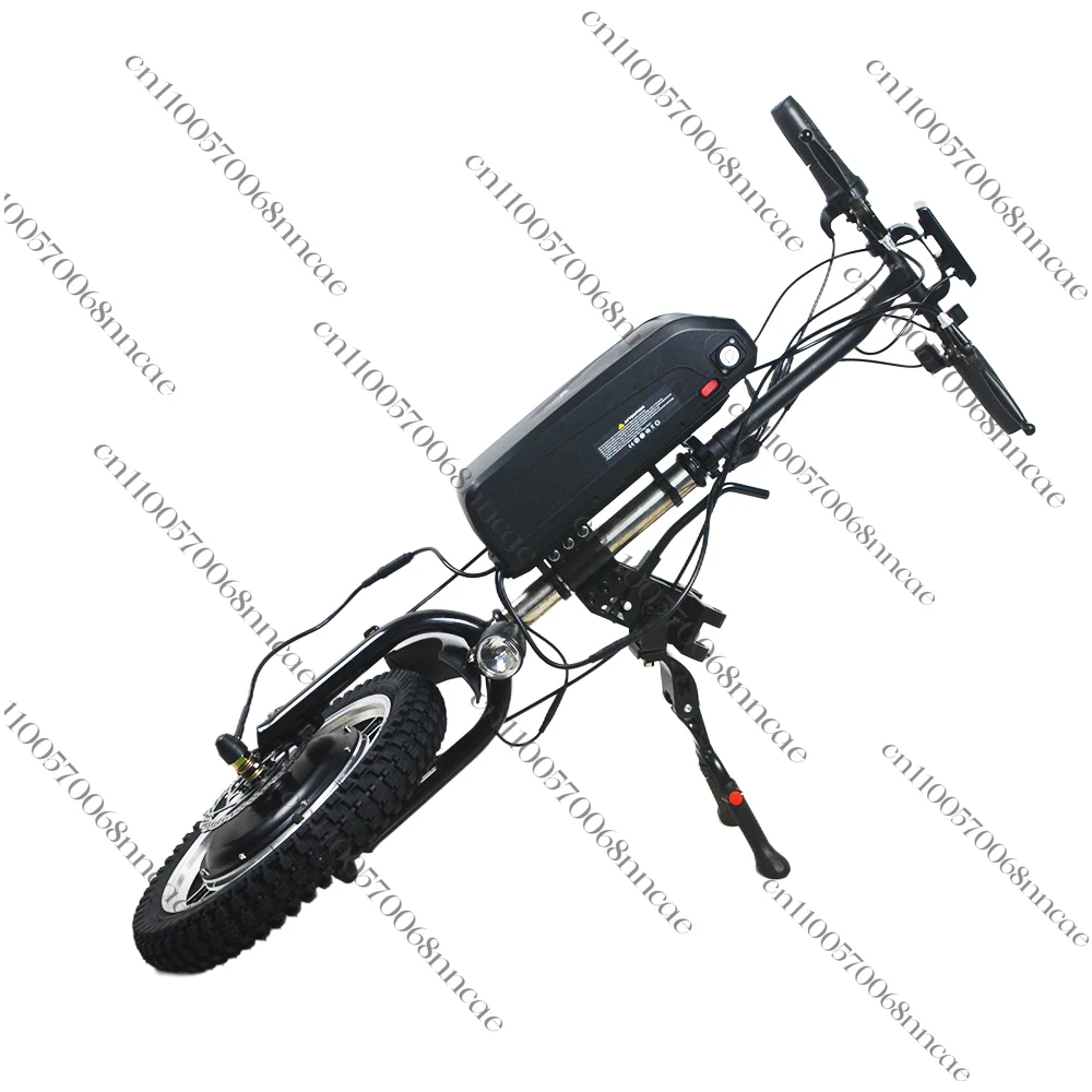 Portable Wheelchair Lifts Stair Motorized Wheelchair Foldable 16inch 48v 500w Wheelchair Kits for Disabled