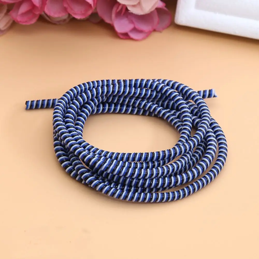 Elastic Earphone  Cover Fashion Telephone Line Rope Protection Cable Protector Bobbin Winder Data Line Case