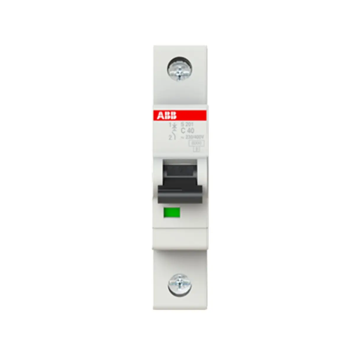 

10113613 S201-C40 2CDS251001R0404 Miniature Circuit Breaker - 1P - C - 40 A