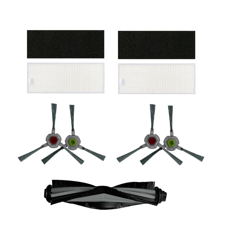 Piezas de repuesto AC66, cepillos laterales aptos para accesorios de aspiradora robótica Yeedi K650 (7 piezas)