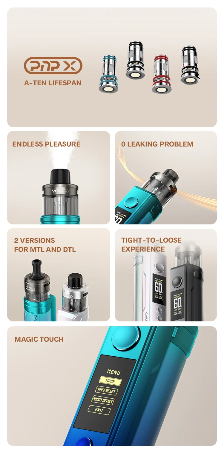 Chính Thức VOOPOO TPP-X Pod Xe Tăng 5.5Ml TPP X Pod Hộp Mực 810 Nhỏ Giọt Đầu Cho Kéo X S Pro Kéo X Plus Kéo 3 Mod Vape E-Thuốc Lá