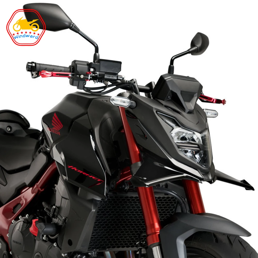 오토바이 액세서리 스포츠 다운 포스 네이키드 포트널 스포일러 공기 역학 윙 디플렉터는 HONDA CB750 HORNET 2023에 적합합니다.