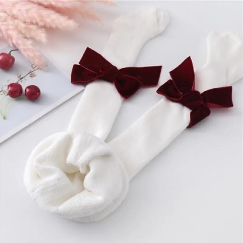 Newborn Baby Girl Boy Christmas Warm Thick Pantyhose Fleece Inside Infant Toddler Legging Sock Baby Tight Stockings Winter 0-2Y