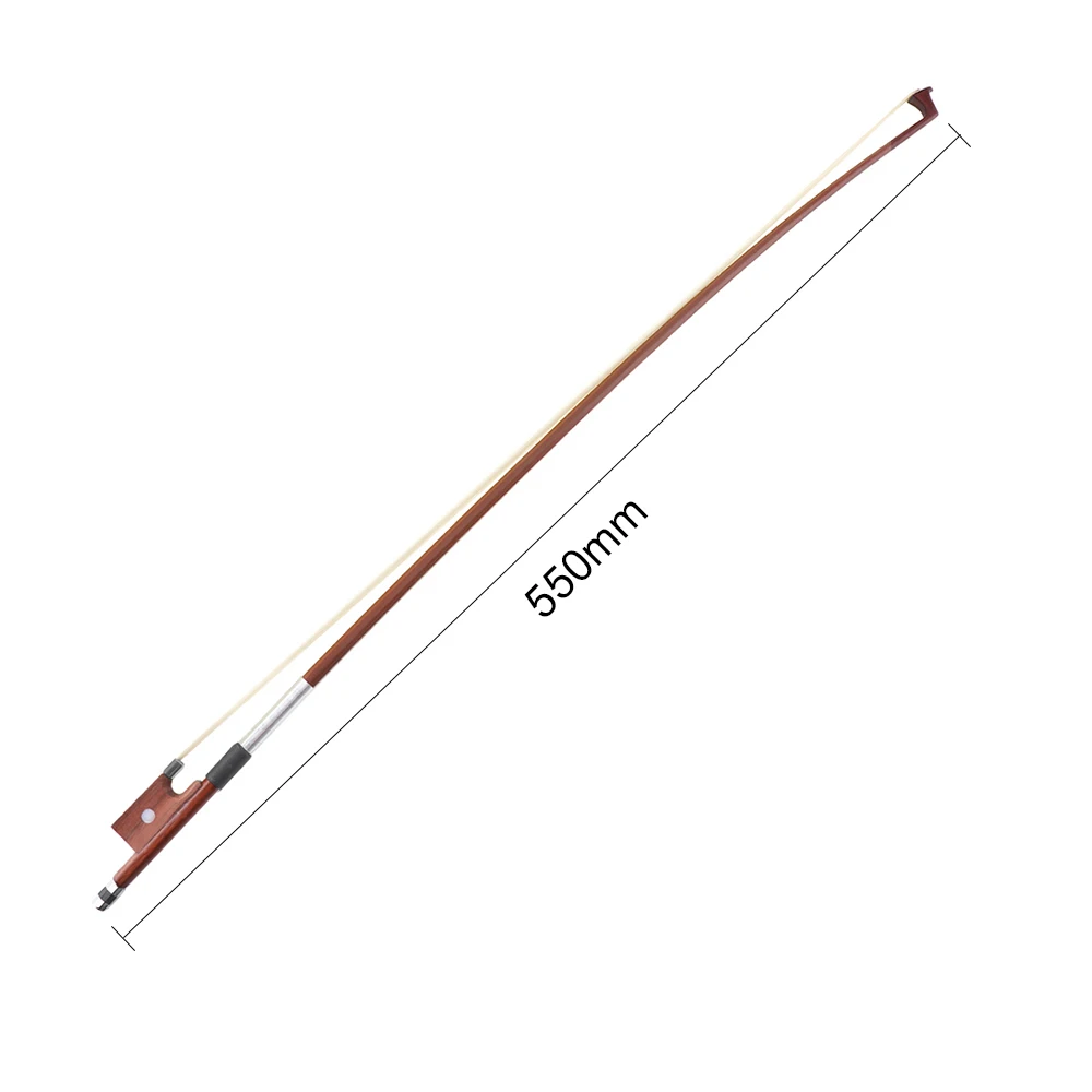 1/4 Red Sandalwood Violin Bow High Elastic Horsetail Violin Bow Violin Accessories for Violin Player