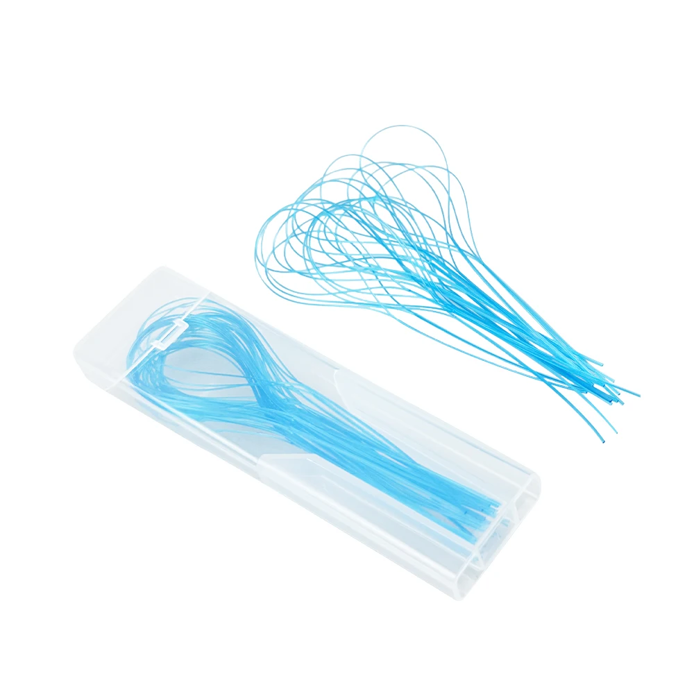 Floss Threaders with Travel Storage Case Thread Guide for Orthodontic Braces Dental Bridges Implants Crowns Teeth Cleaning