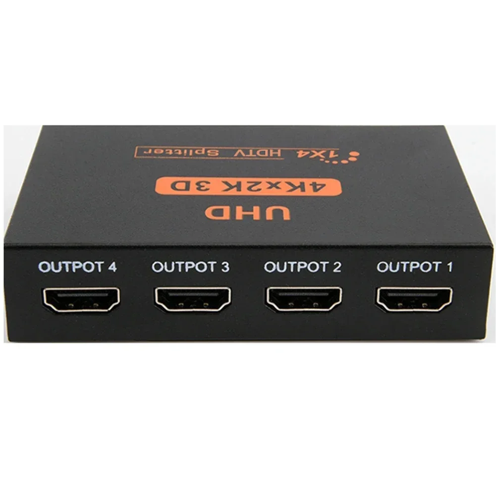 

Video Splitter With 1-In-4 Out 4K High-definition High Quality 4K 3D HDMI-compatible Splitter | Full HD 1080P Video Switch