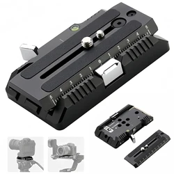 Lanxire 120mm Tripod Quick Release Plate & Clamp Kit for Manfrotto 501 502 DJI Gimbals QR Plate, Camera Quick Release Mount