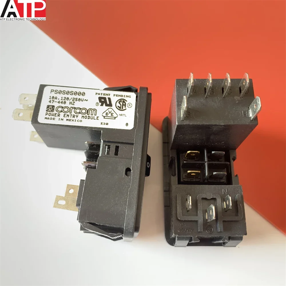 1PCS PS0S0S000 filter 10A with socket and switch genuine Original inventory in stock