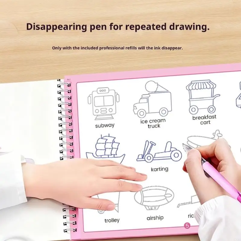 2025 مصنف جديد لتتبع الكتابة اليدوية للأطفال مع أدلة حروف منقوشة #2