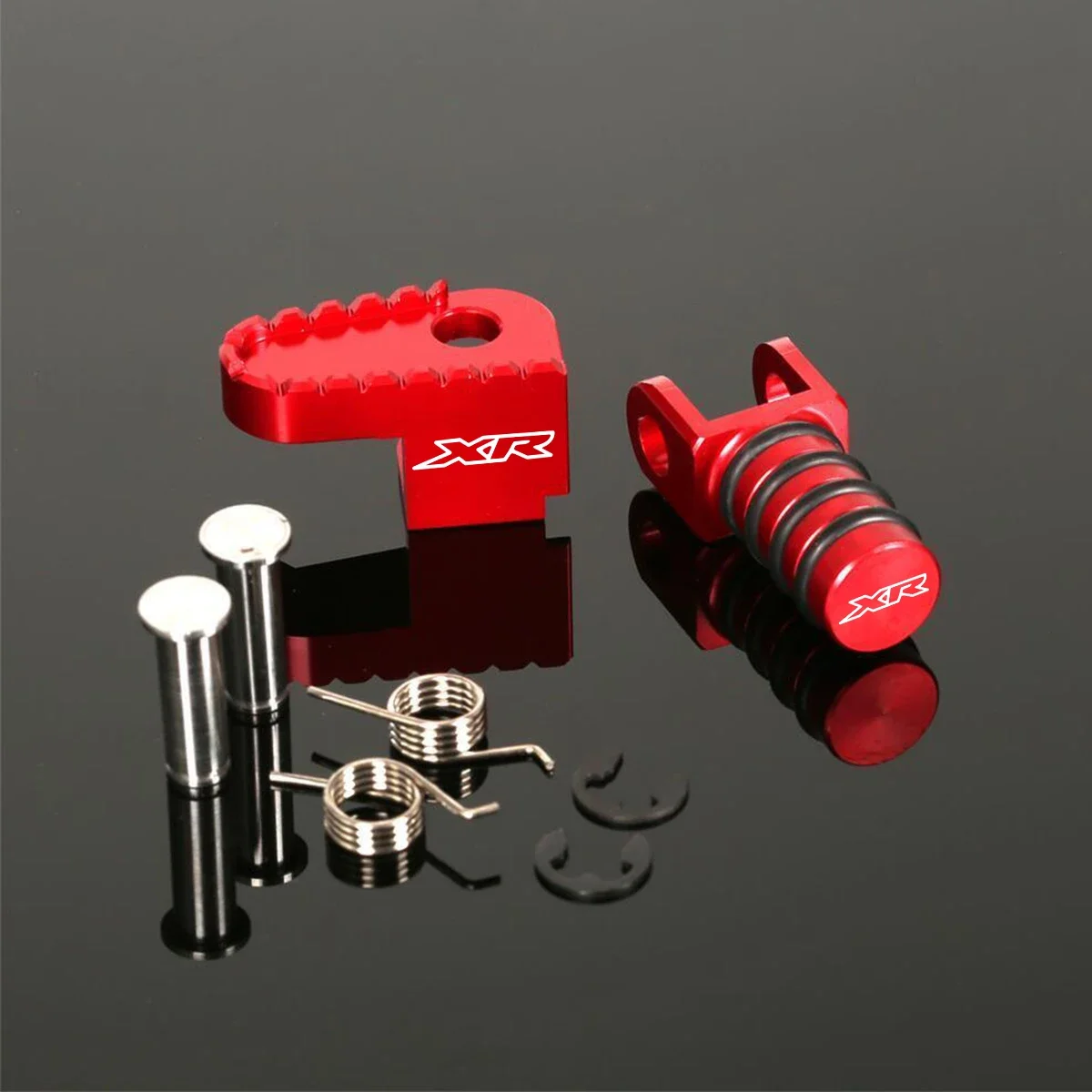 

For HONDA XR400R 1996-2004 XR 400R Motorcycle XR LOGO Shift Lever Toe Peg Rear Brake Pedal Step Gear Lever Plate Footrest