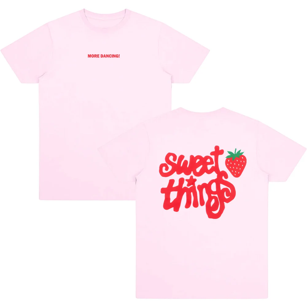 Olivia Dean Sweet Things T-shirt Moda Nuovo Merch Donna Uomo T-shirt in cotone Estate Casual Manica corta Tee Comfort Y2k Abbigliamento