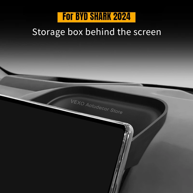 

Для пикапа BYD SHARK 2024: центральный экран консоли, задний отсек для хранения за дисплеем, органайзер для приборной панели, аксессуары для автомобиля