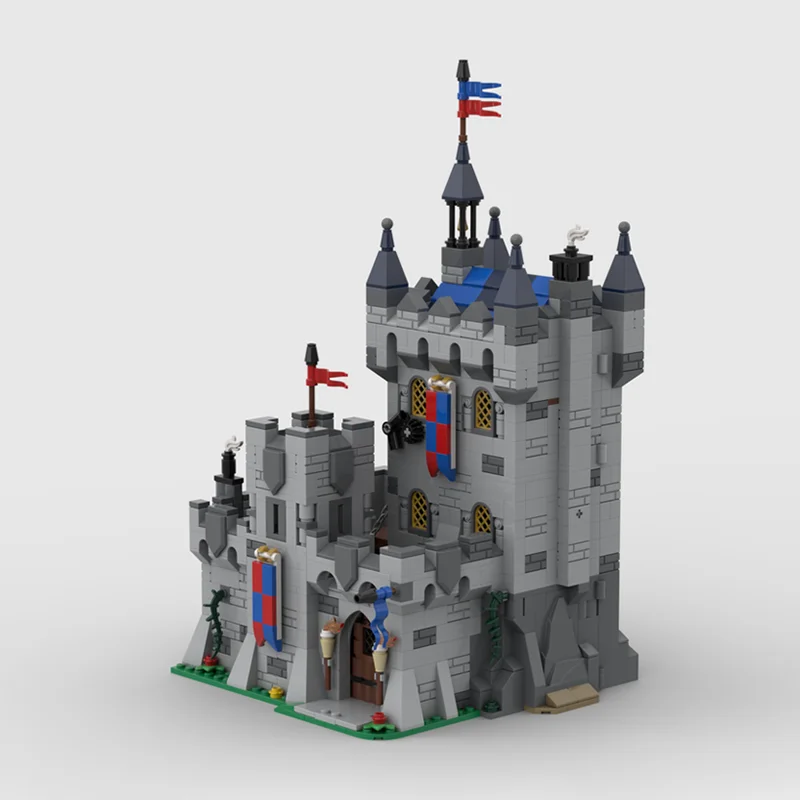 NOWY 1467 SZTUK Moc Impenetrable Dungeon Architecture Model Klocki DIY Kreatywne klocki do montażu Prezent świąteczny dla dzieci