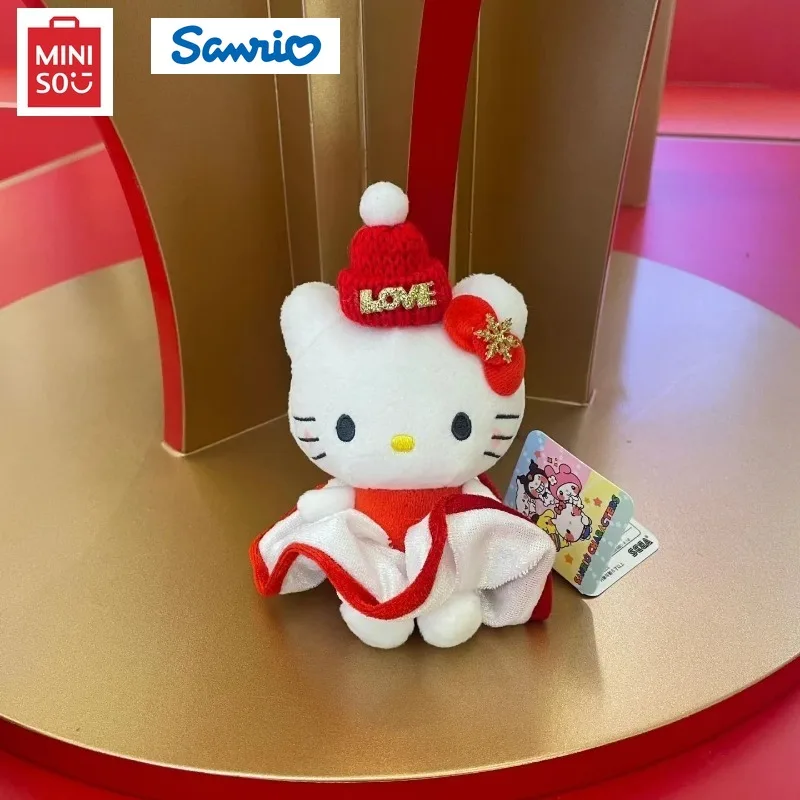 Natal sanrio dos desenhos animados pingente bonito helokitty chaveiro kawaii saco boneca presente mochila pequenos acessórios casal presentes de natal