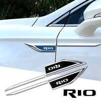2pcs car accessory Side Doors Blade car stickers car accessories interiors for kia rio 2 3 4 5 auto