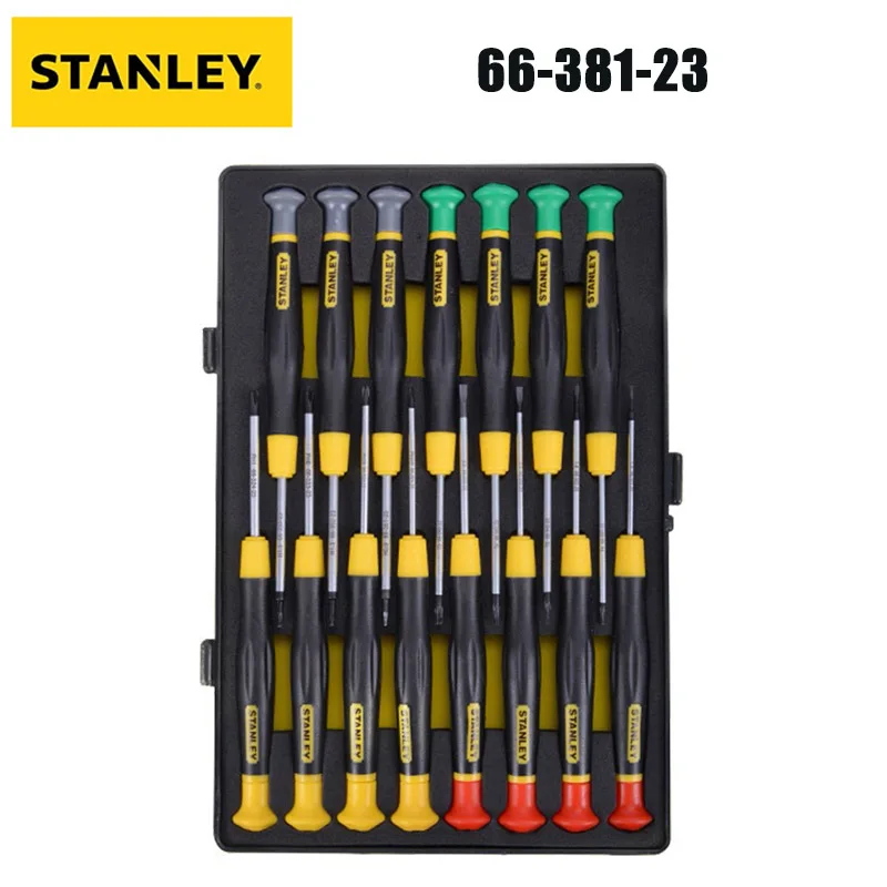 

Stanley 66-381-23 Screwdriver Precision Cross Slotted Miter Plum Blossom Electronic Clock Driver Small Screwdriver Set