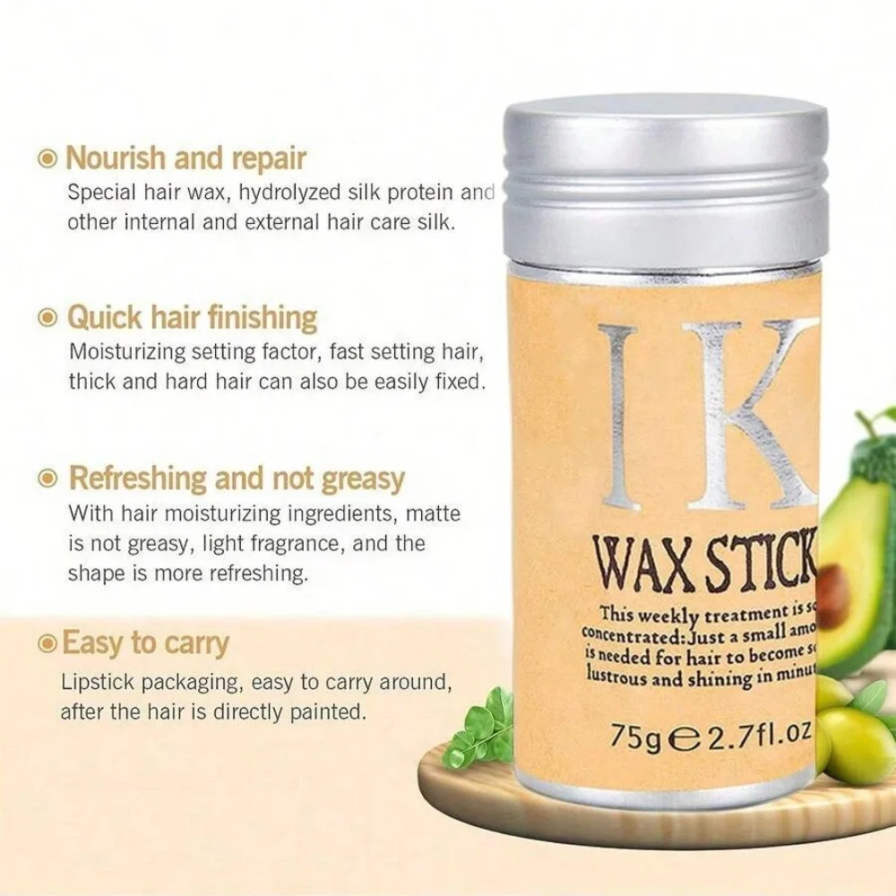 2025 Hair Wax Stick, Hair Pomade Stick Long-Lasting Styling Wax Stick, Hair Wax Stick Smoothing & Slick Stick For Hair Wigs image 6