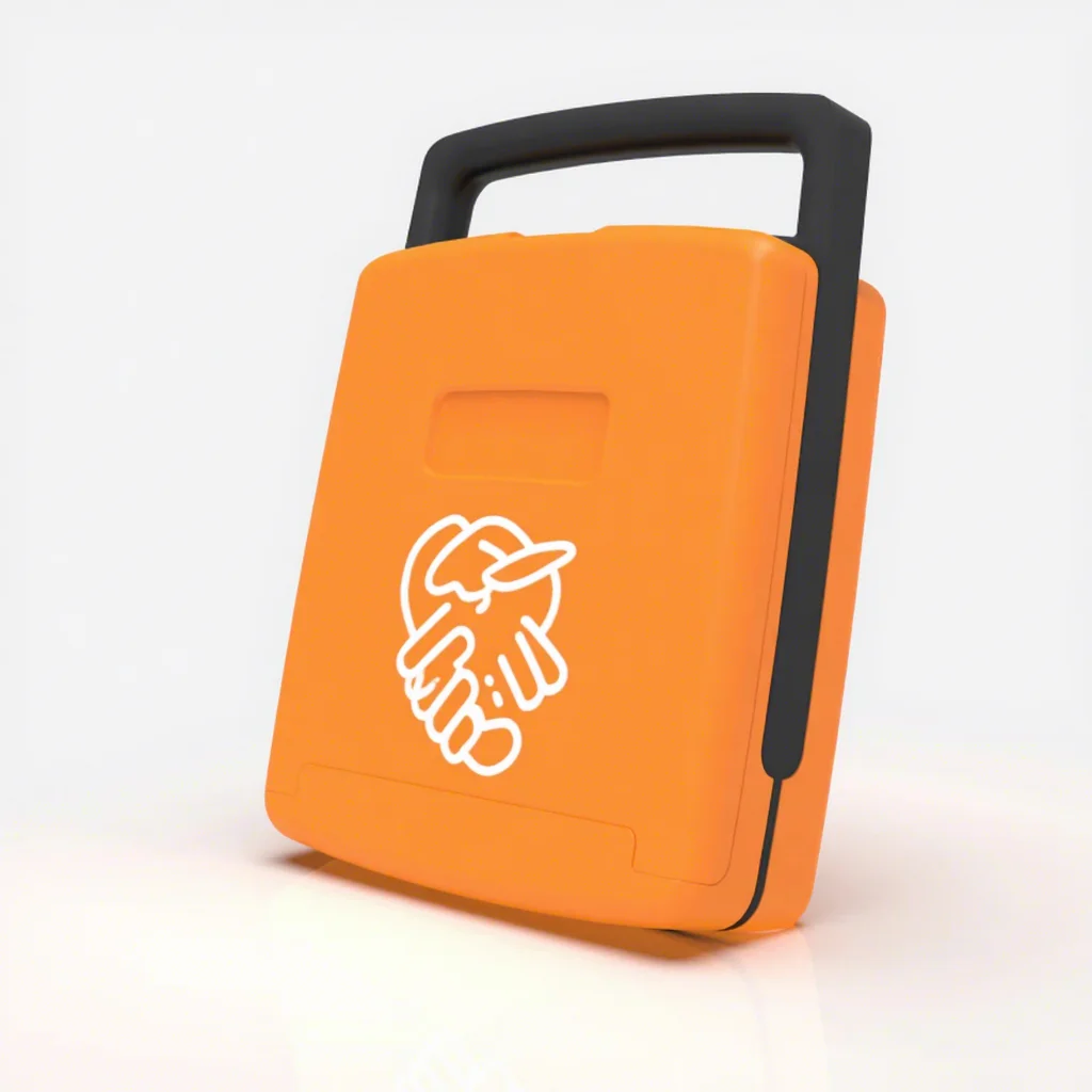 Handheld Automated Portable AED Machine Heart Pacemaker Emergency Rescue First Aid