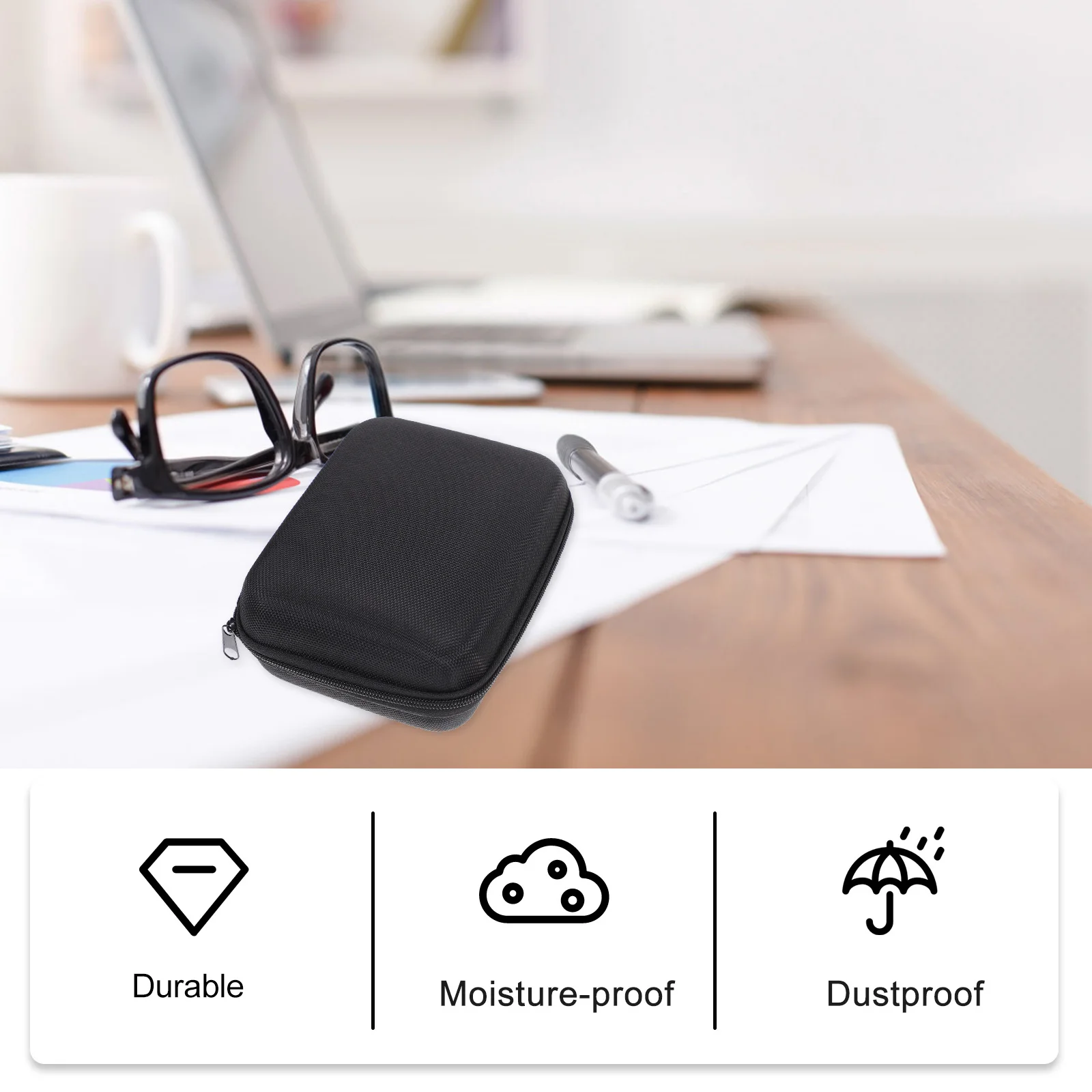 

Waterproof Portable Storage Case Digital Products Protective Organizer Bag For Earphones Usb Cables Accessories Travel Business