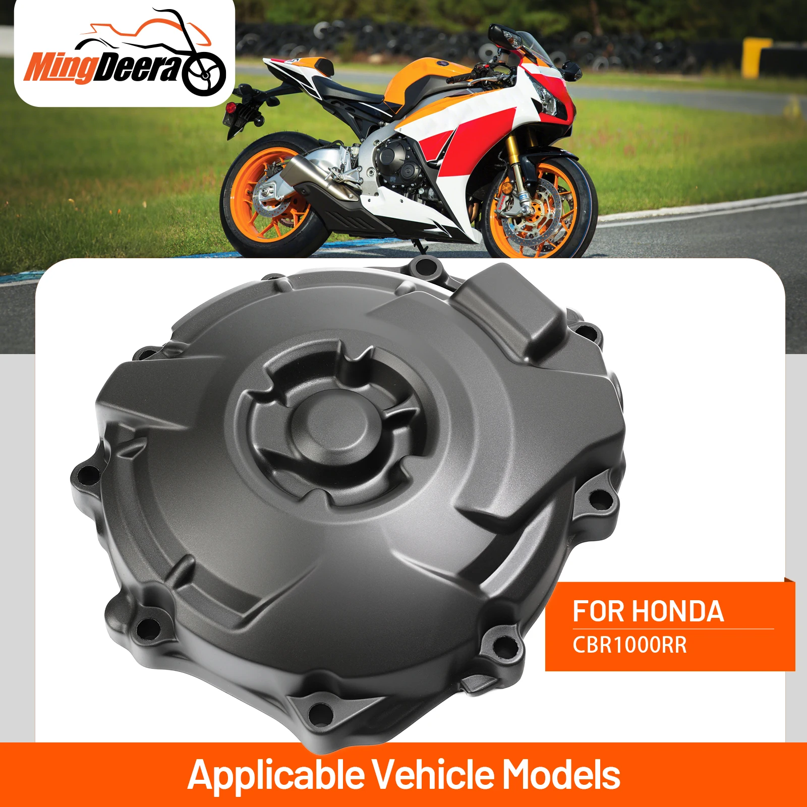 

Engine Cover Stator Housing Fit For Honda CBR1000RR 2017-2024 CBR 1000RR Aluminum Motorcycle Crankcase Cover With Seal Gasket