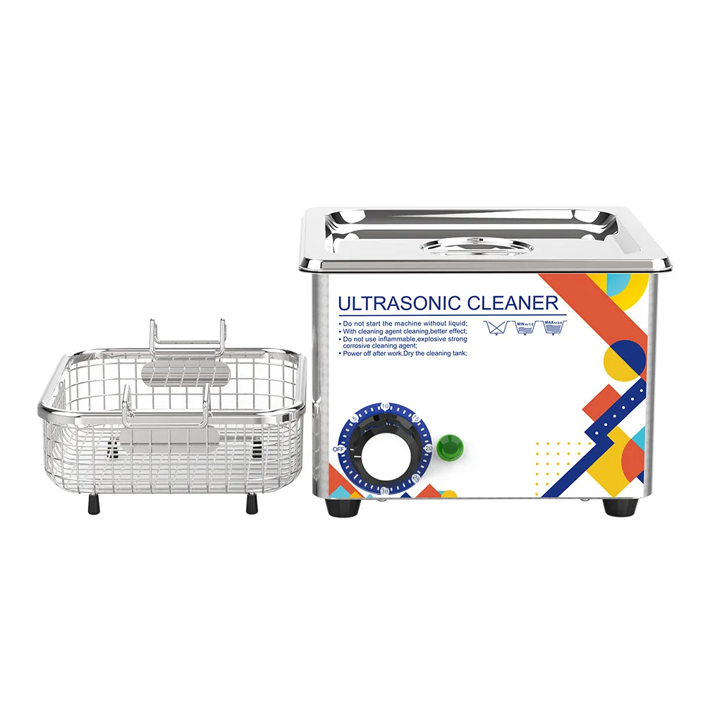 Ultrasonic cleaning glasses watch denture cover commercial cleaner industrial single slot ultrasonic cleaning machine