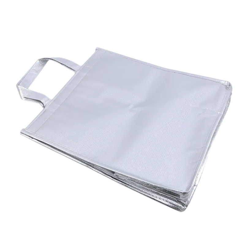 1Pcs Aluminum Foil Ice Storage Bags Insulated Beach Food Thermal Bag Durable Outdoor Boxes Foldable Cooler Bag Lunch Picnic Bag