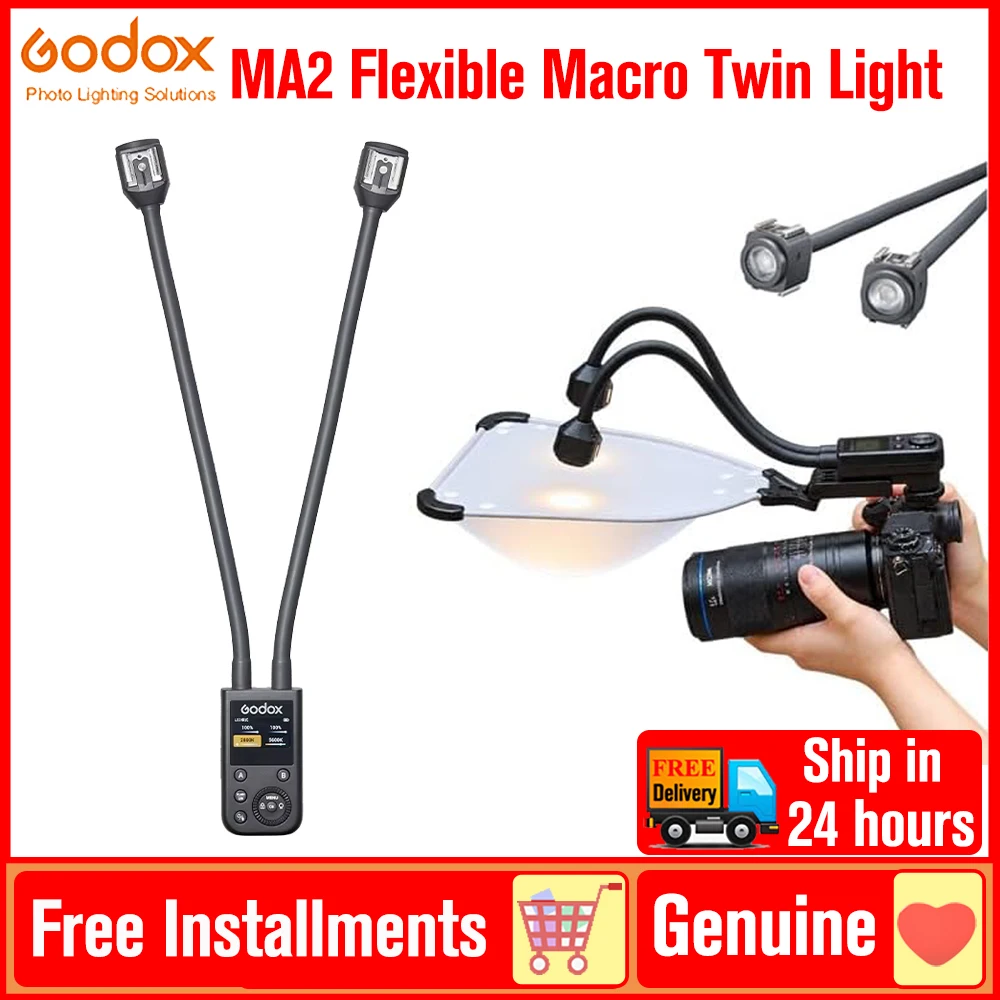 Godox Speedlite Flash - Godox MA2, flash LED flessibile per