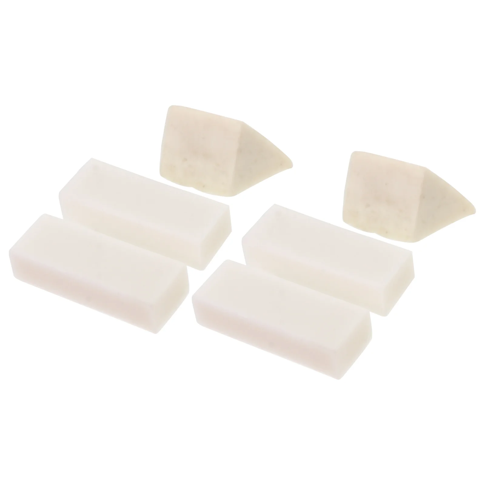 6Pcs Highlighter Erasers Different Shapes Professional Sketching Painting Pencil Drawing Art Eraser for School Office Supplies