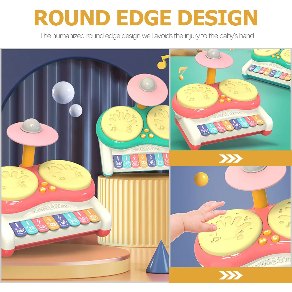 Musical Drum Premium Percussion Instrument For Kids With Light Sound Toddler Baby Educational Plaything Musical Instrument