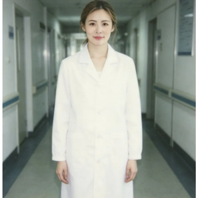 

Men's Short Sleeve Clinical Lab Coat Lightweight for Doctor Nurse Student Hospital Ward and Pharmacy Work