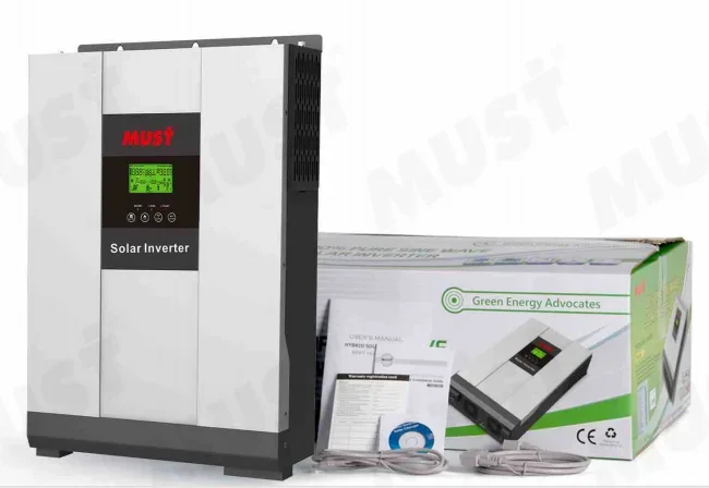 PV18-3024VHM Lowest Price Solar Inverter High Frequency   with solar charger MPPT80A inside