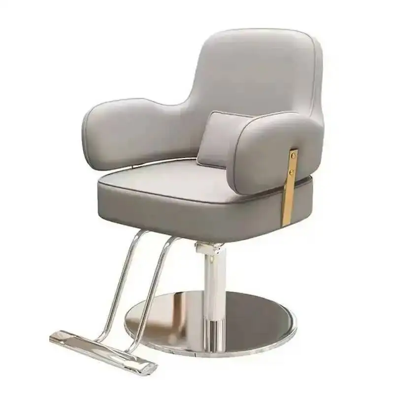 كرسي حلاق عصري فاخر، كرسي تصفيف الشعر الدوار العصري الفاخر، أثاث صالون Kapperstoel الأنيق والمريح