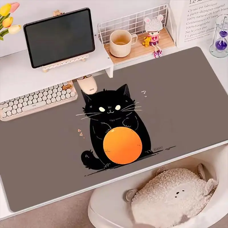 

Big Art Mouse Pad Laptop Kawaii Gaming Pad on The Table Anime Mouse Mats Keyboard Pad Setup Gamer Accessories Deskmat Table Mat