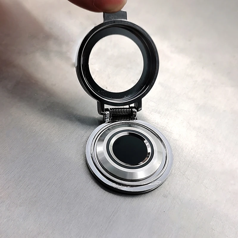 Zinc Alloy Shell HD Glass Protective Cover For R503 Series Fingerprint Module Rainproof and Impact Resistant