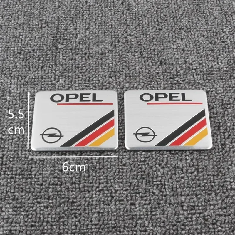 3D Aluminum Car Emblem Badge Styling Trunk Sticker For Opel Astra H G J Insignia Mokka Zafira Corsa Vectra C D Body Accessories