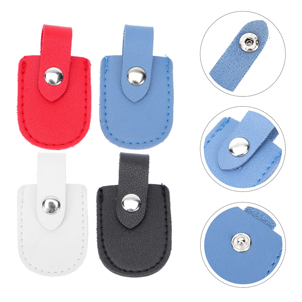 

4Pcs Nail Scissor Cover Sturdy Design Rust Proof Cuticle Clippers Container for Grooming Scissor Pouch Bag Manicure Supply