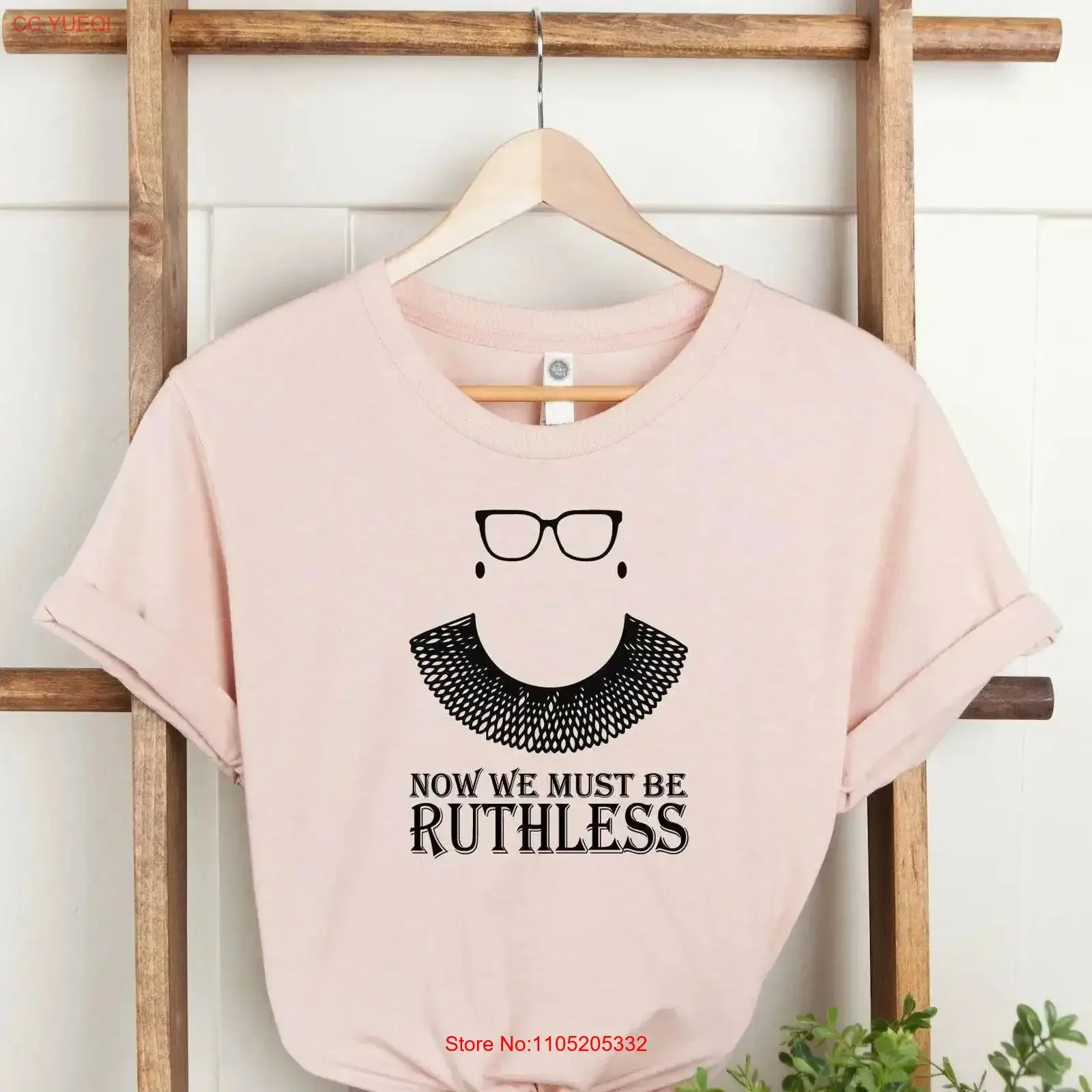 RBG tee We Must Now Be Ruthless Premium T Shirt Ruth Bader Ginsburg Women's Rights I Dissent Ginsberg vintage Washed graphic