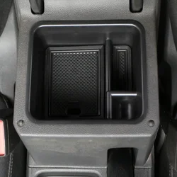 Armrest Storage Box Tray for Volkswagen VW Tcross T-Cross 2018 - 2024 ABS Car Container Organizer Accessories