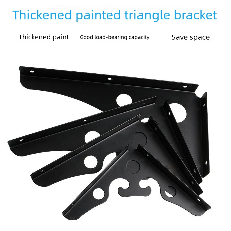 90 Degree Right Angle Iron Triangle Bracket Wall Mounted Shelf Support Partition L Board Holder Fixed Angle Iron Support Frame