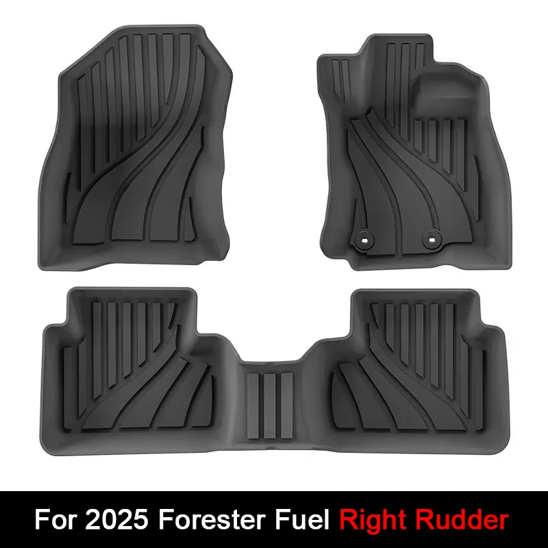 

RHD Floor Mats for Subaru Forester 2025 Fuel Right Rudder Car Mat TPE Waterproof Foot Mat Full Covers Accessories Specialized