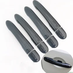 For Renault LAGUNA 2 2001 2002 2003 2004 2005 2006 2007 Carbon Fiber Chrome Car Door Handle Covers Trim Styling Accessories