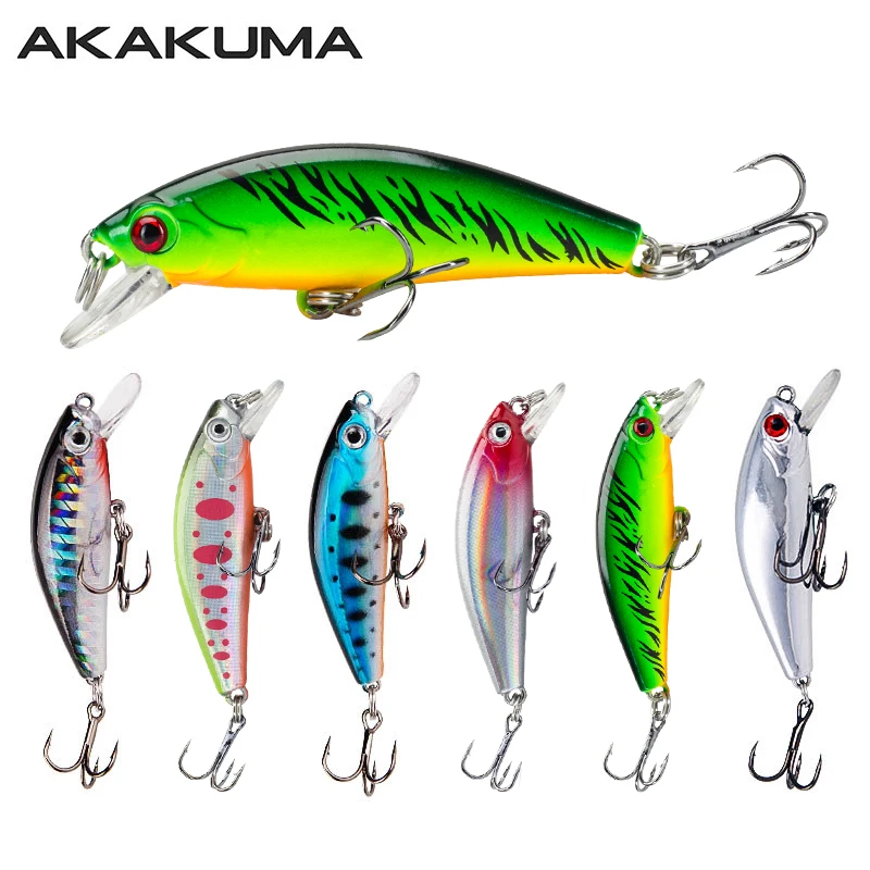 6pcs 8.1cm/6.7g Hard Bait Bass Wobblers Lures Sinking Artifi