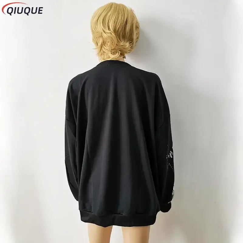 Anime death note misa amane hoodie meninas harajuku cosplay traje coreano oversize hoodies para mulher