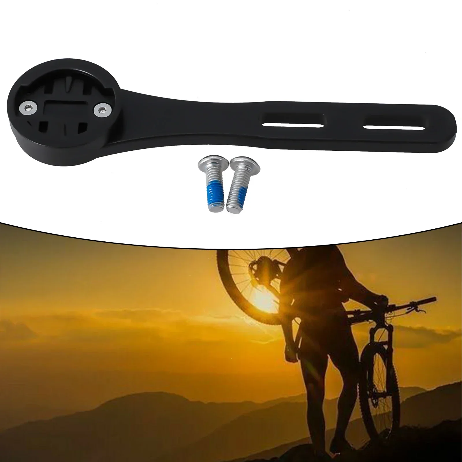 Premium Quality For Integrated Handlebar Computer Holder for Garmin Lightweight Black 1x Mount Included