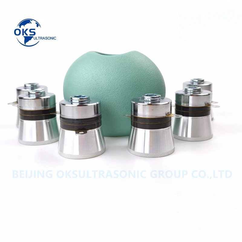 40KHZ 60W PZT4 ทรานสดิวเซอร์ทําความสะอาดอัลตราโซนิกสําหรับเครื่องซักผ้าอัลตราโซนิก