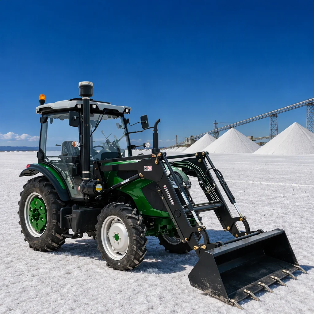 100HP 4x4 Four Wheel Drive Tractor with AC Cabin Strong Hydraulic System and High Lifting for Modern Farm Projects