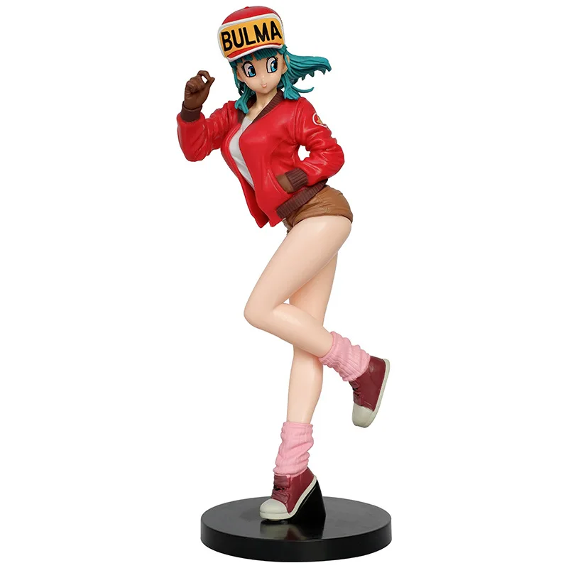 Dragon Ball Figure Bulma Blue Red DZB Collection Model Toys PVC Action Figures Bulma Ornament Doll Gifts